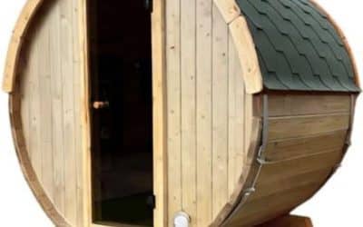 Avis : sauna Tonneau pour 2-4 pers – Détente et Bien-être assurés