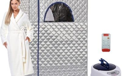 Test Sauna Portable 1000 W : cabine Pliable avec Télécommande