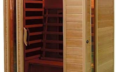 Test du sauna infrarouge de luxe XXL : cabine chauffante et radio intégrée