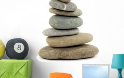 Test du sticker mural Wallmonkeys Zen Spa Stones Studio