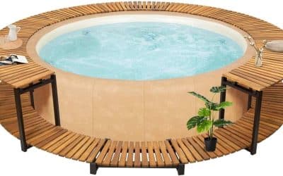 Test du cadre de spa Tidyard en bois d’acacia