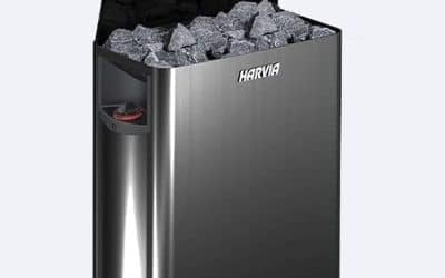 Test du poêle Harvia The Wall Black Steel 6 kW