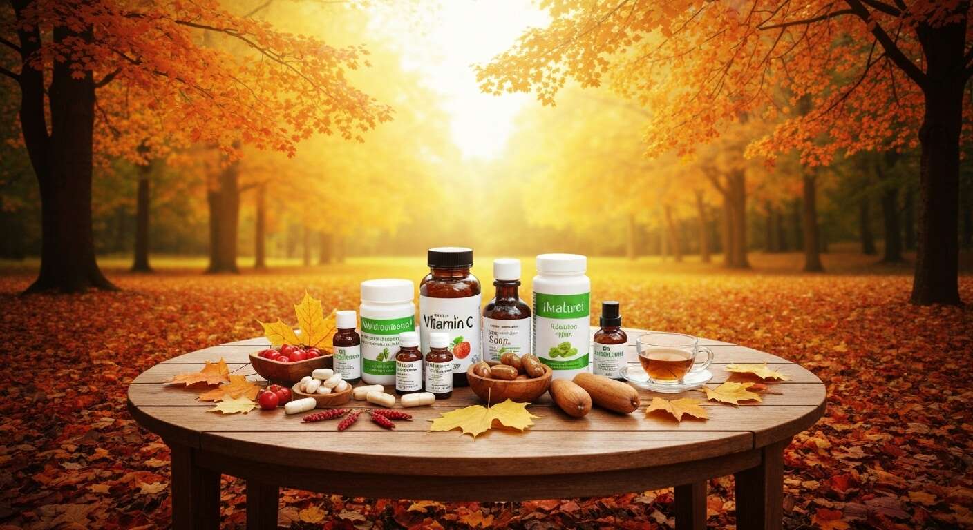 Renforcez votre immunit&eacute; avec des compl&eacute;ments alimentaires automnaux
