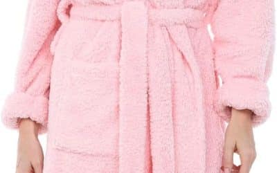 Avis peignoir Alexander Del Rossa chaud en quartz rose