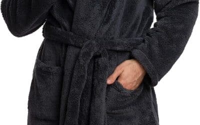 Test du peignoir Mad Dog Sherpa pour homme : léger et moelleux