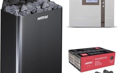 Test du poêle Harvia The Wall 6 kW : chaleur chromée pour sauna