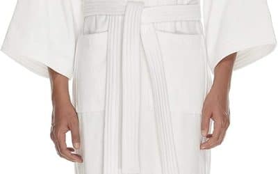 Test : peignoir Boca en éponge blanche pour homme