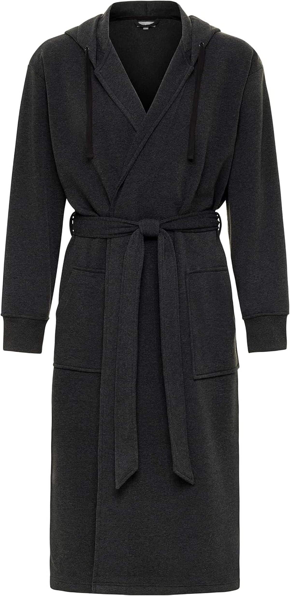 Avis sur le peignoir Alexander Del Rossa à capuche gris 2X