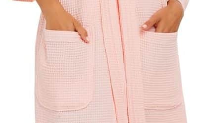 Avis sur le peignoir kimono gaufré Monarch : doux & léger pour spa