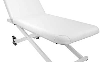 Test de la table de massage ACTIVESHOP 329d 1 moteur blanc