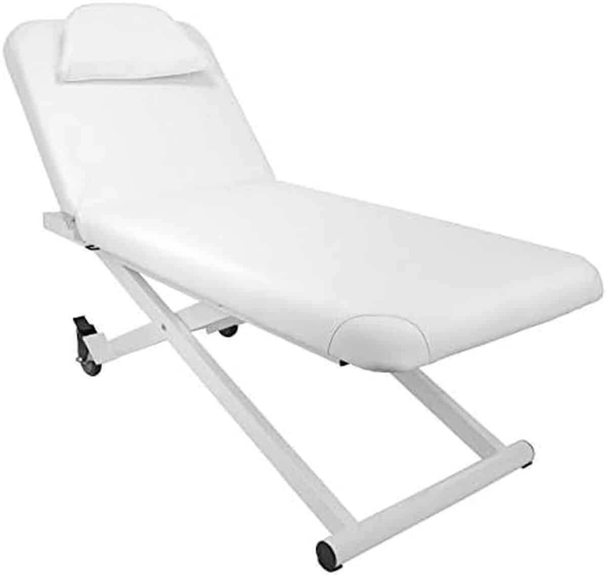 Test de la table de massage ACTIVESHOP 329d 1 moteur blanc