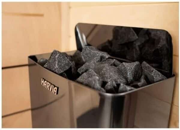 Harvia The Wall Black Steel Poêle pour sauna 8 kW SN-HARVIA-SW80