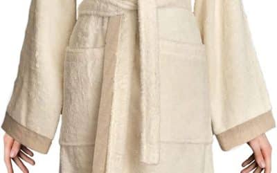 Avis : peignoir Lisola Santiago personnalisé en coton et lin