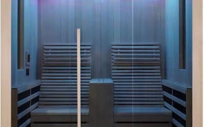 Test cabine infrarouge Carbon 2 avec sièges relaxation et Bluetooth