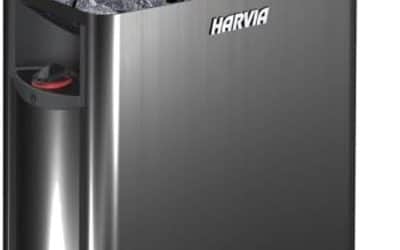 Test du poêle Harvia The Wall 8 kW : élégance en acier noir
