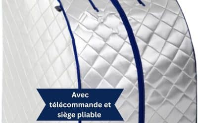 Test du sauna infrarouge portable XL Deluxe 1000W