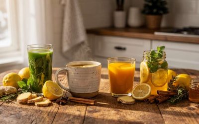 4 recettes de boissons détox pour l&rsquo;hiver : restez en forme !