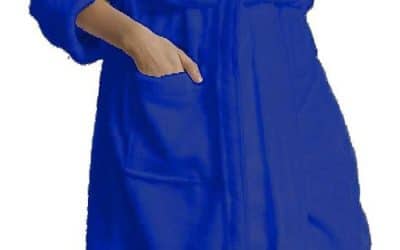 Test : byLora peignoir à capuche bleu marine