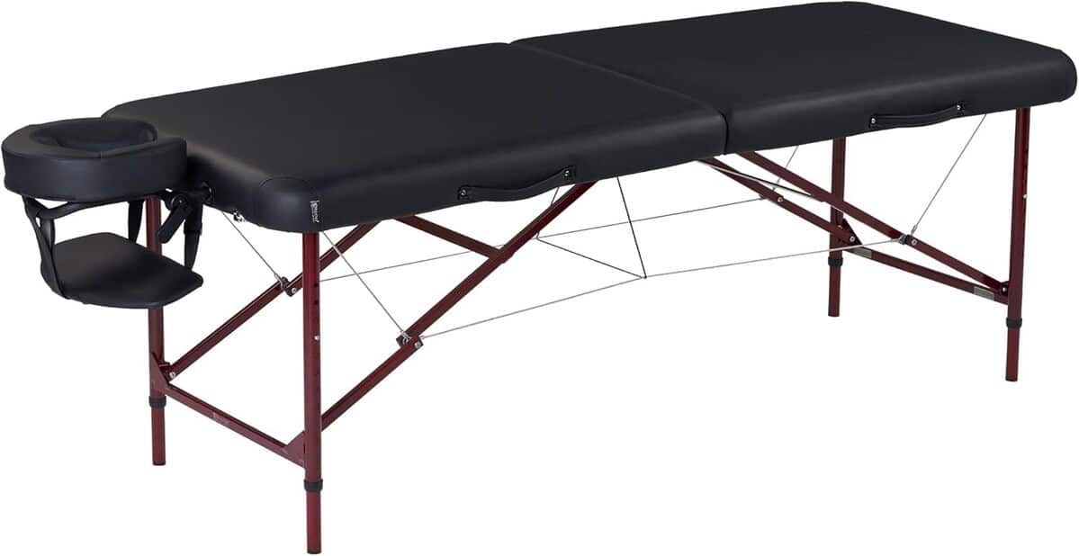 home-staging_01 Test Master Massage Zephyr : table en aluminium léger noire