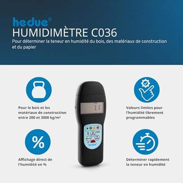 Découvrez notre test approfondi de l'hygromètre Hedue C036 : précision et fiabilité au service de vos mesures d'humidité. Conseils pratiques et retour d'expérience détaillé pour vous guider dans votre choix.
