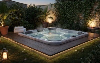 Spa Kauai Caldera Spas à Poussan : compact et Parfait pour la Relaxation