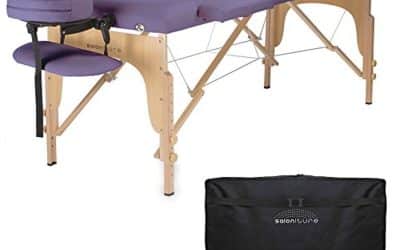 Test de la table de massage pliante Saloniture : portable et polyvalente