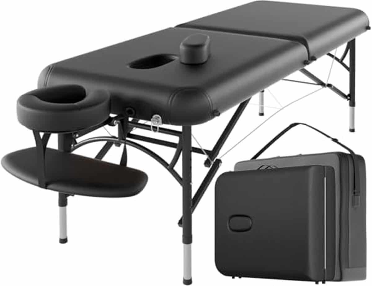 Test : table de massage CLORIS pliable et pro