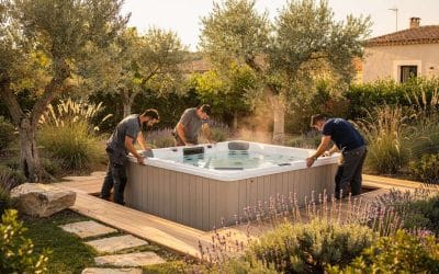 Installation d’un grand spa thérapeutique à Gigean, près de Montpellier