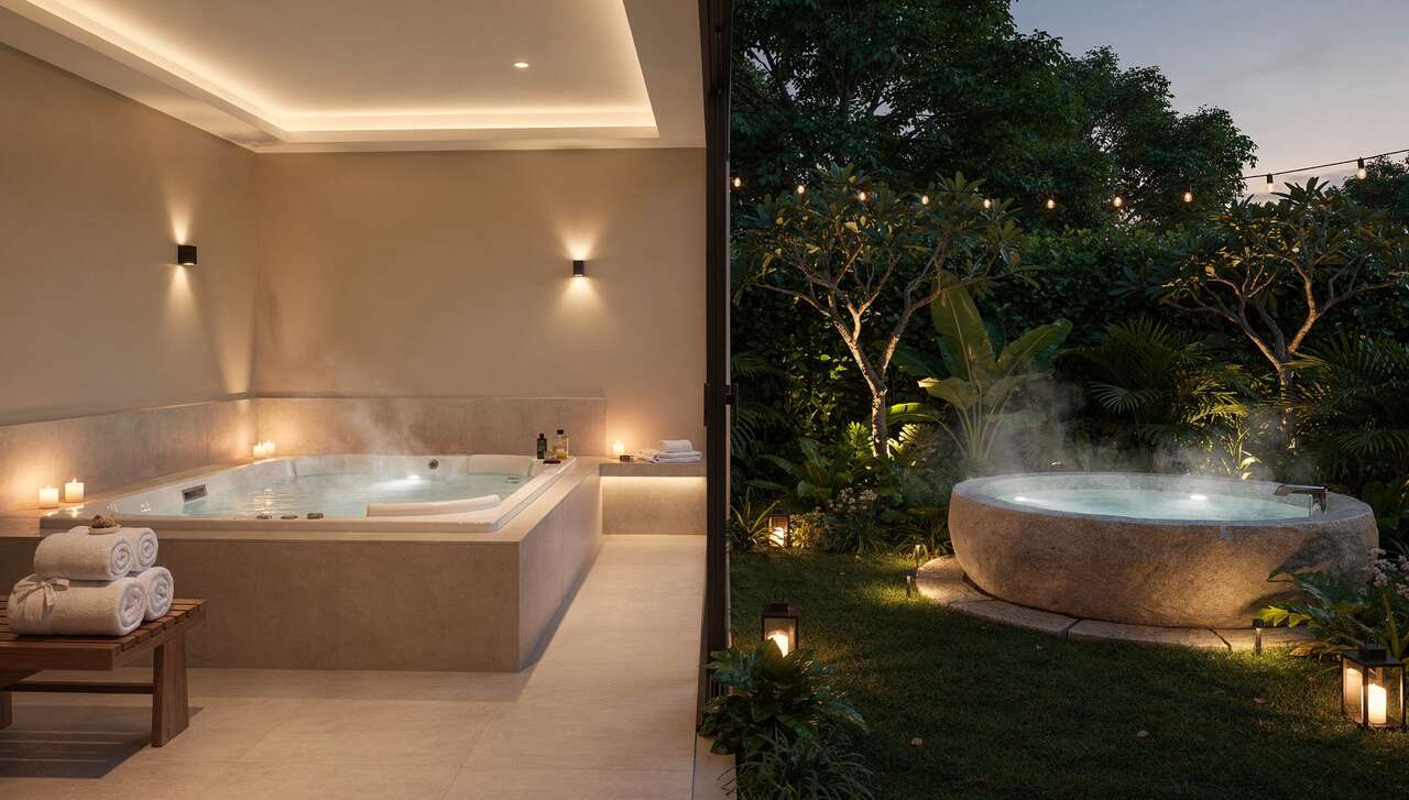 Choisir l'emplacement id&eacute;al pour un spa ext&eacute;rieur