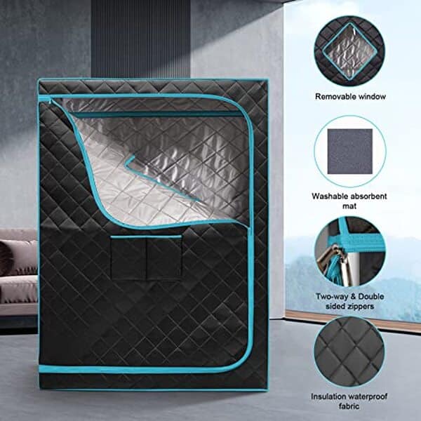 Découvrez notre test complet de la tente sauna ZONEMEL portable : expérience de bien-être à domicile idéale pour deux personnes, facile à utiliser et transporter.