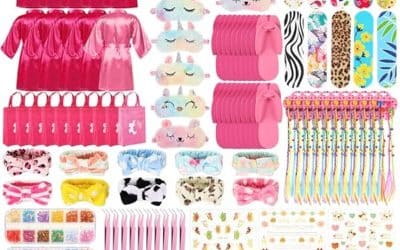 Avis : kit de peignoirs en satin Toulite pour soirées pyjama