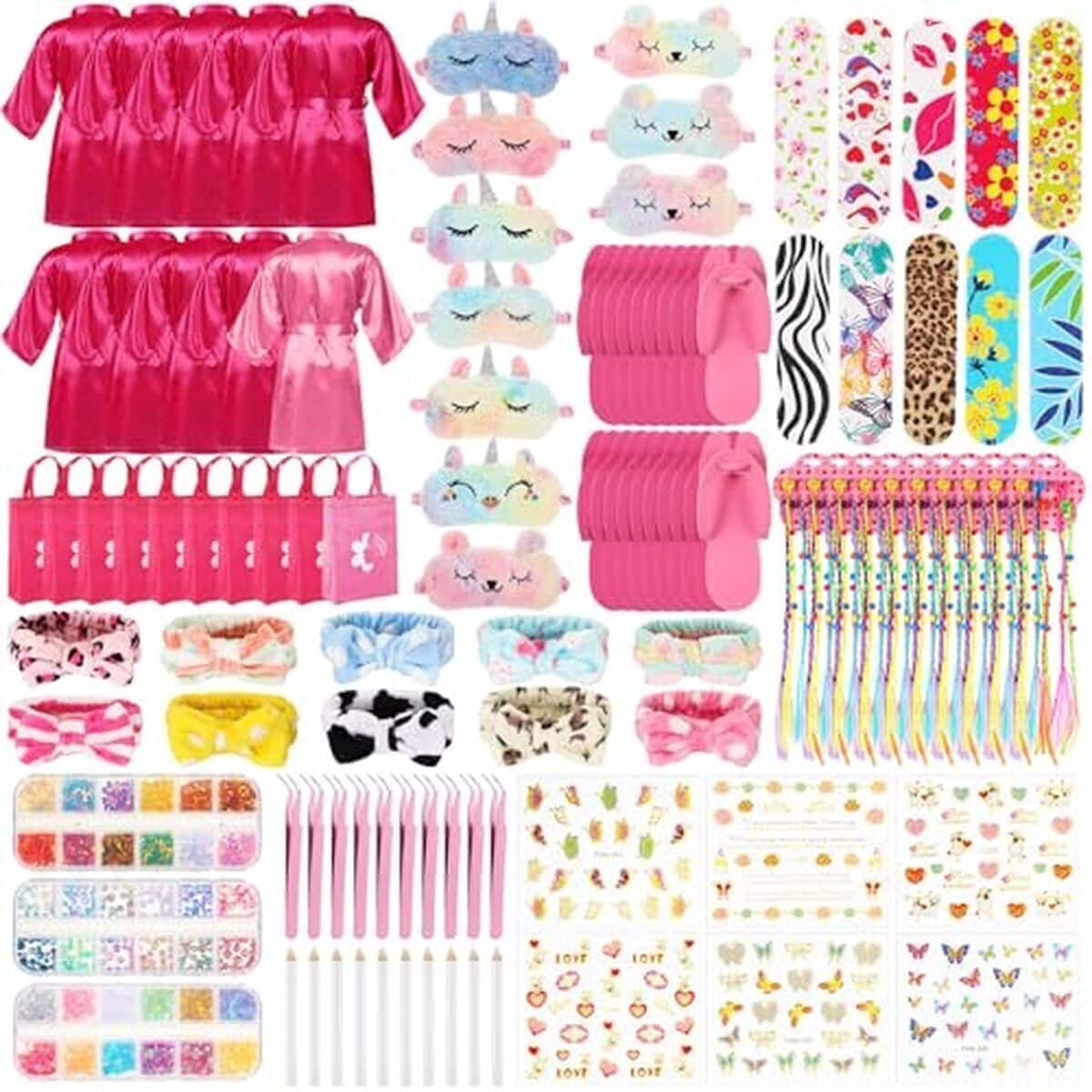 Avis : kit de peignoirs en satin Toulite pour soirées pyjama