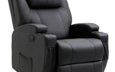 Test du fauteuil de massage inclinable HOMCOM noir