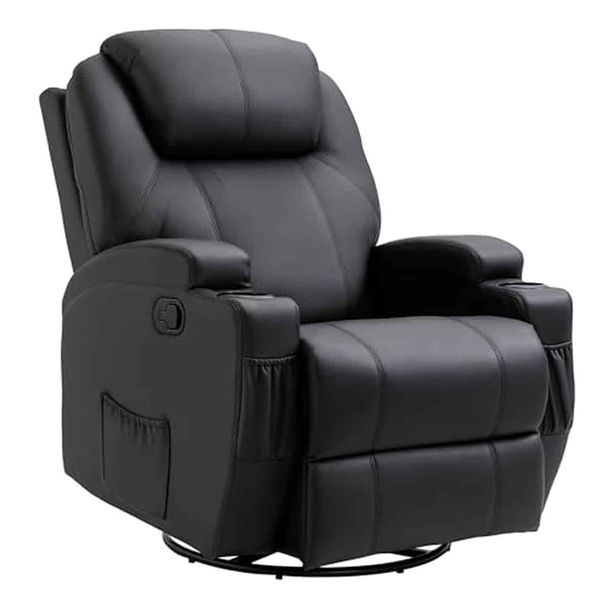 Test du fauteuil de massage inclinable HOMCOM noir