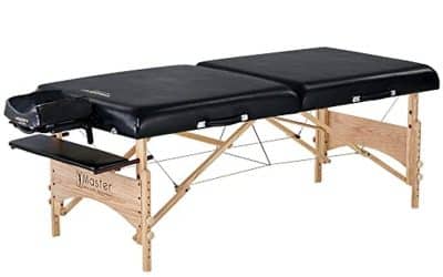 Test : table de massage Master Gibraltar 81 cm, noir