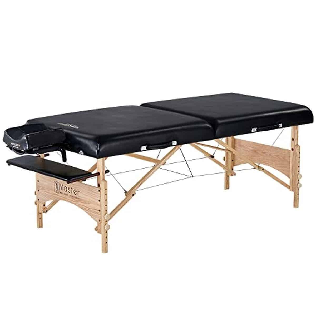 Test : table de massage Master Gibraltar 81 cm, noir