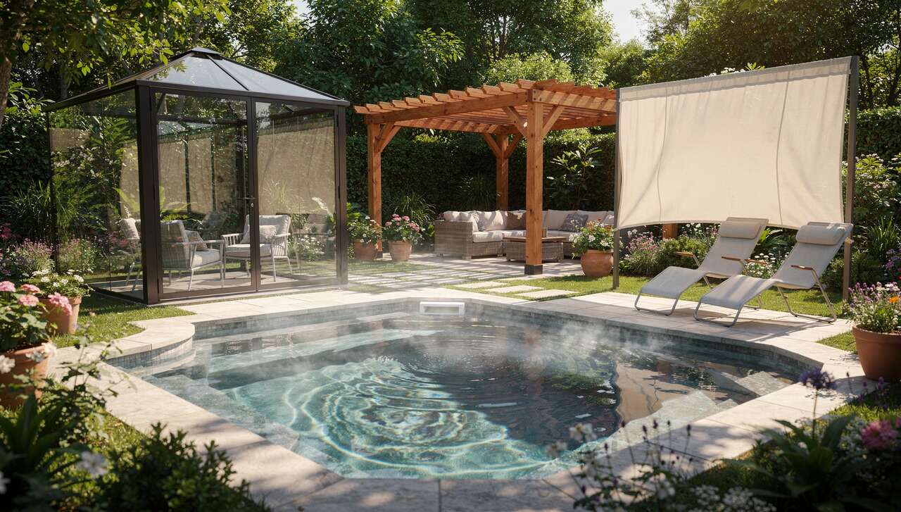 Types d'abris disponibles pour spa