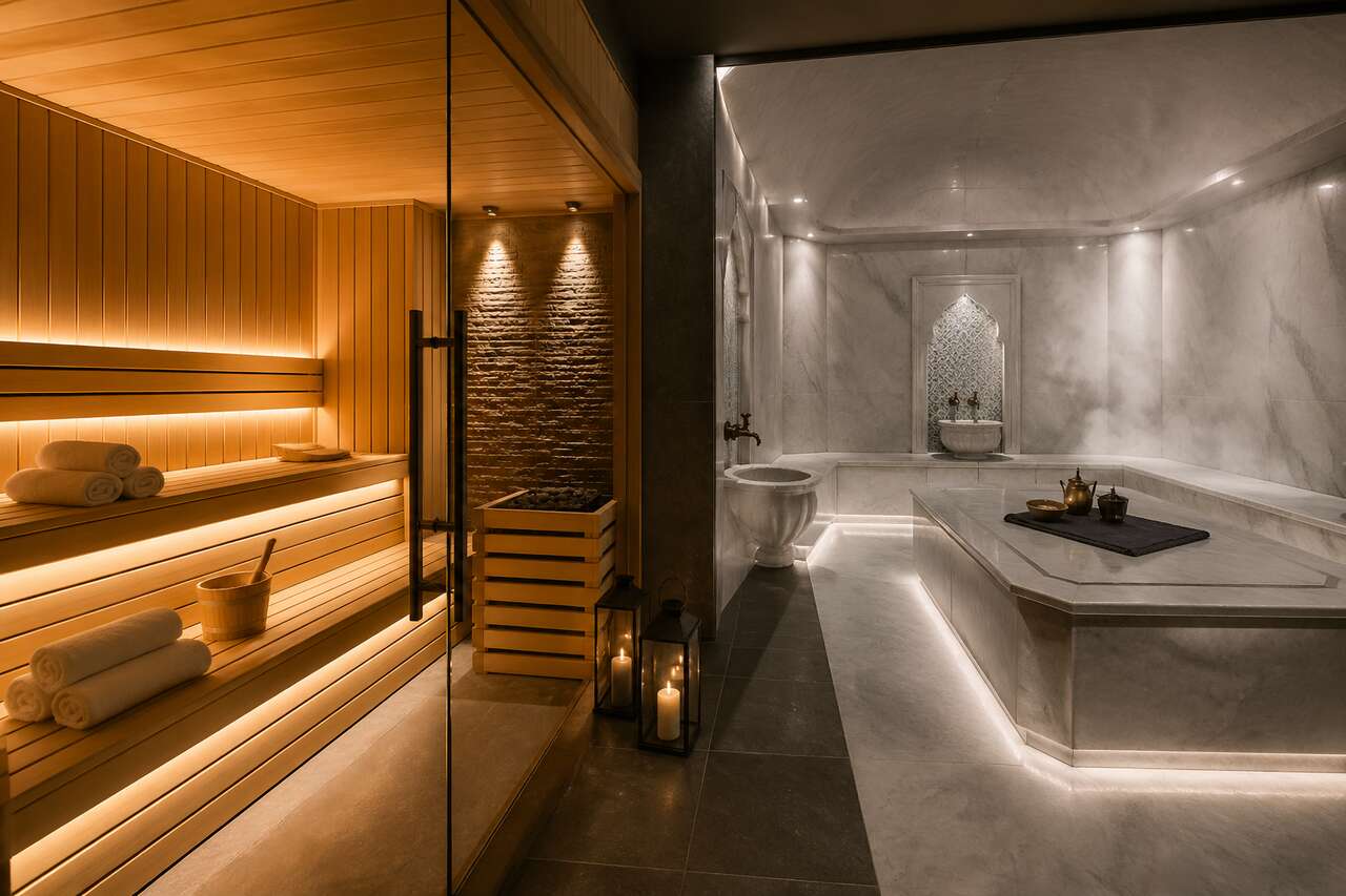 Différences entre sauna et hammam