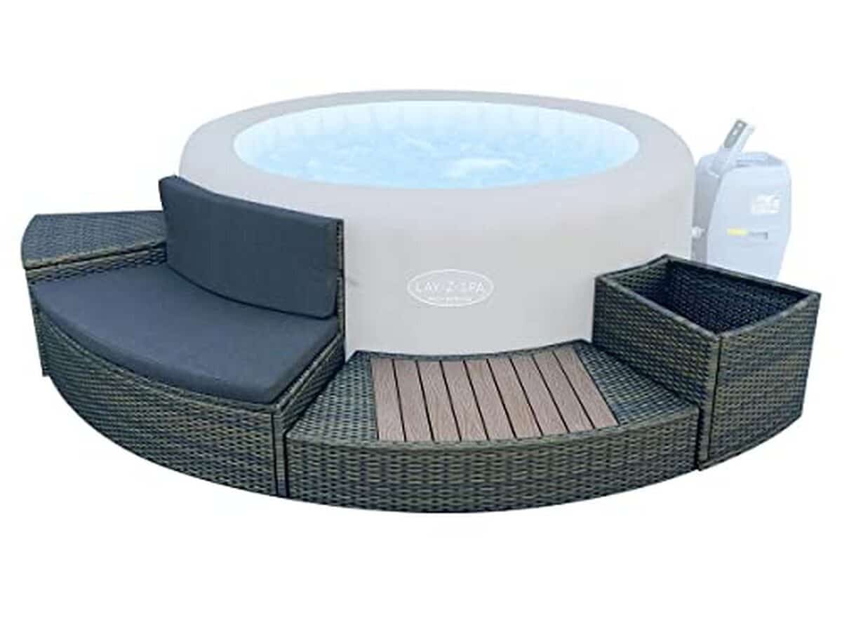 home-staging_01 Test : bestway habillage spa rond en rotin brun 180 cm