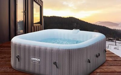 Test du spa gonflable Arebos : détente assurée pour 6 personnes