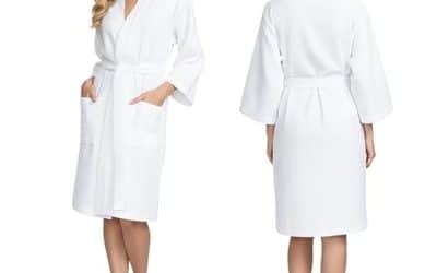 Test : peignoir de bain Lotus Linen léger et personnalisable