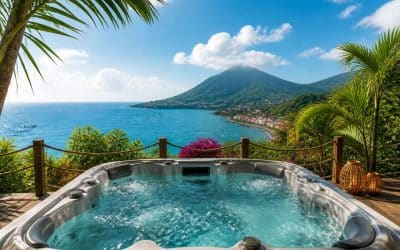 Détente de luxe : livraison et installation du jacuzzi Caldera 5 places en Martinique