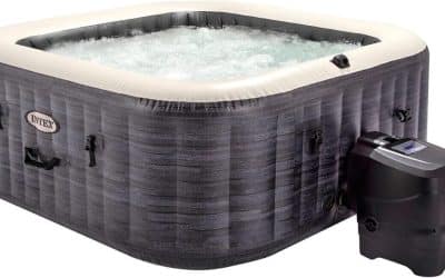 Test : spa Gonflable Carré Intex Greystone Deluxe 4 Personnes