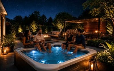 Comment organiser une soirée d’été conviviale autour de votre spa ?