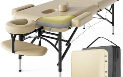Test de la table de massage DOVANS portable en mousse à mémoire de forme