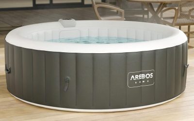 Test du spa gonflable Arebos : relaxation à 130 jets