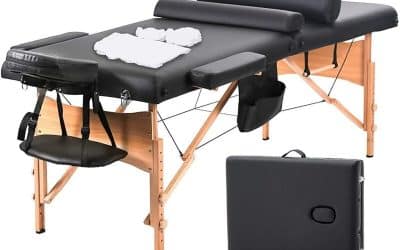 Test de la table de massage portable Black par BestMassage